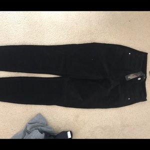 Bebe velvet black jeans